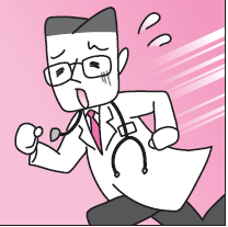 安衛　収支疲労も箔がつく、医師免許　イラスト2.bmp