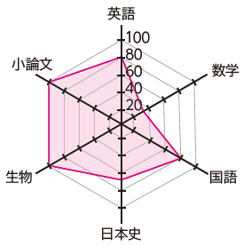 レーダチャート